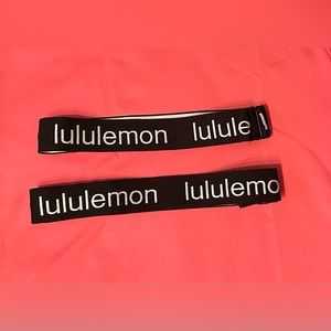 NWOT Two lululemon adjustable headbands